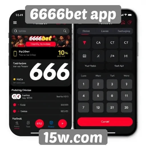 Interface do 6666bet app é intuitiva e fácil de navegar